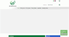 Desktop Screenshot of ecopneus.it